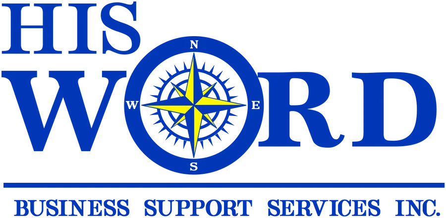 His Word Business Support Services logo